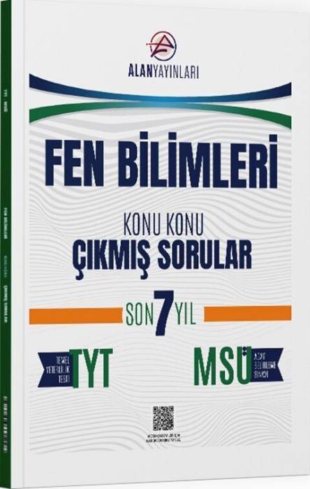 Alan Yayınları TYT MSÜ Fen Bilimleri Konu Konu Çıkmış Sorular Son 7 Yıl