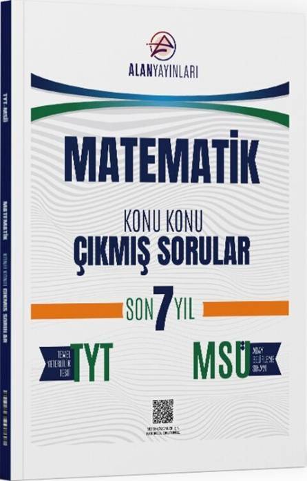 Alan Yayınları TYT MSÜ Matematik Konu Konu Çıkmış Sorular Son 7 Yıl