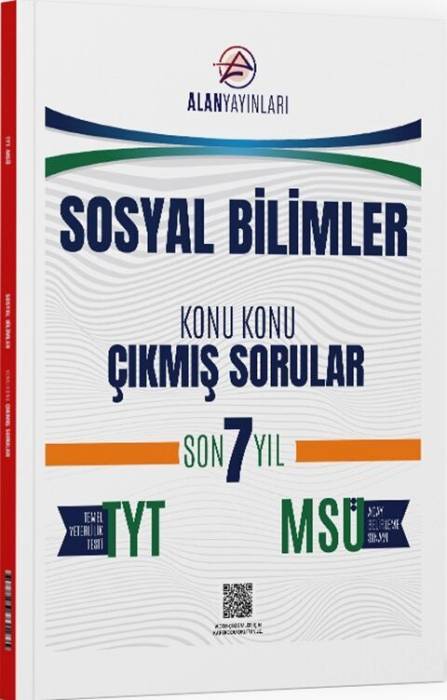 Alan Yayınları TYT MSÜ Sosyal Bilimler Konu Konu Çıkmış Sorular Son 7 Yıl