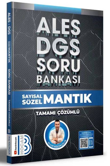 2024 ALES DGS Sayısal Sözel Mantık Tamamı Çözümlü Soru Bankası Benim Hocam Yayınları