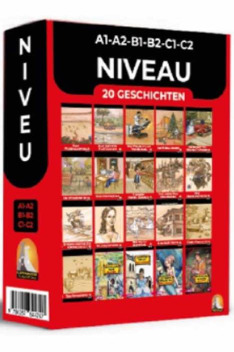 Almanca Hikaye 20'li Hikaye Seti ( A1-A2-B1-B2-C1-C2 ) Kapadokya Yayınevi