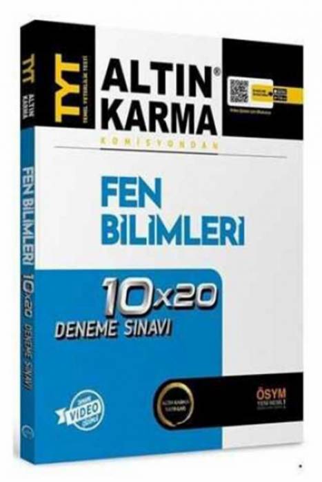 Altın Karma YKS TYT Fen Bilimleri 10x20 Deneme Video Çözümlü Altın Karma Yayınları