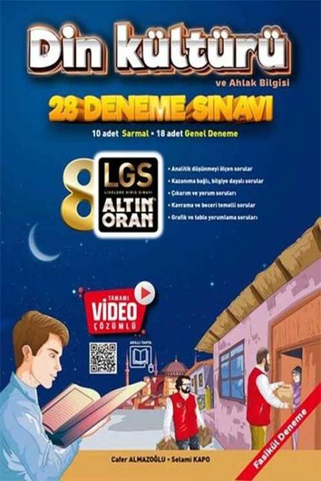 Altınoran 8. Sınıf Din Kültürü ve Ahlak Bilgisi Tamamı Video Çözümlü 20 Deneme