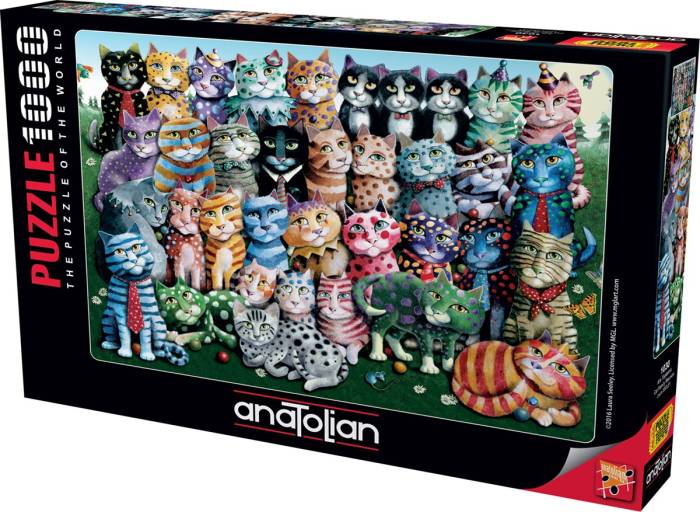 Anatolian Puzzle 1000 Parça Aile Toplantısı / Cat Family Reunion ANA.1030