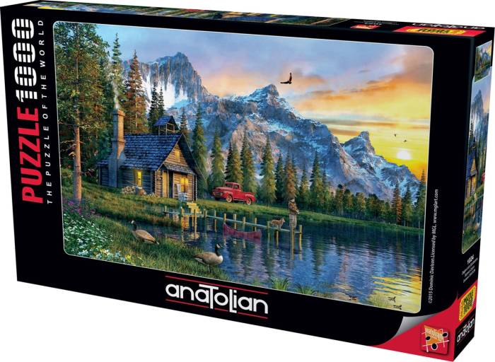 Anatolian Puzzle 1000 Parça Dağevinde Günbatımı / Sunset Cabin ANA.1024