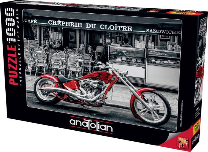 Anatolian Puzzle 1000 Parça Kırmızı Chopper / Red Chopper ANA.1019