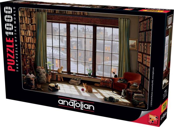 Anatolian Puzzle 1000 Parça Pencere Kedileri / Window Cats ANA.1065