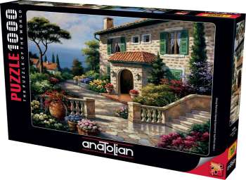 Anatolian Puzzle 1000 Parça Villa Delle Fontana ANA.1076 - Thumbnail