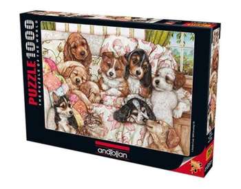 Anatolian Puzzle 1000 Parça Yavru Köpekler 3162 - Thumbnail