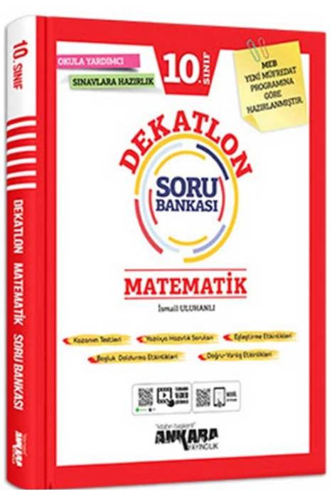 Ankara 10. Sınıf Matematik Dekatlon Soru Bankası Ankara Yayıncılık