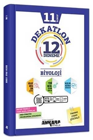 Ankara 11. Sınıf Biyoloji Dekatlon 12 Deneme Ankara Yayıncılık