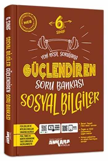 Ankara 6. Sınıf Güçlendiren Sosyal Soru Bankası Ankara Yayıncılık