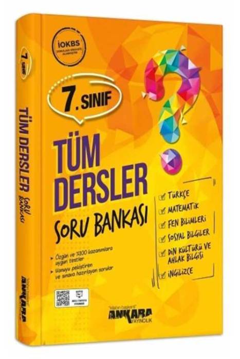 Ankara 7. Sınıf Tüm Dersler Soru Bankası Ankara Yayıncılık