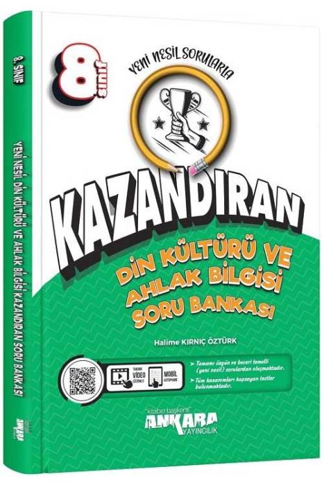 Ankara 8. Sınıf Din Kültürü ve Ahlak Bilgisi Kazandıran Soru Bankası Ankara Yayıncılık