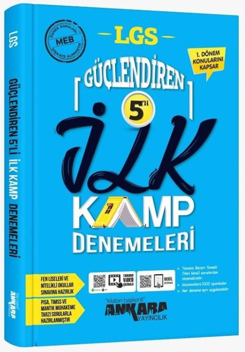 Ankara 8. Sınıf LGS Güçlendiren 5 li İlk Kamp Denemeleri Ankara Yayıncılık