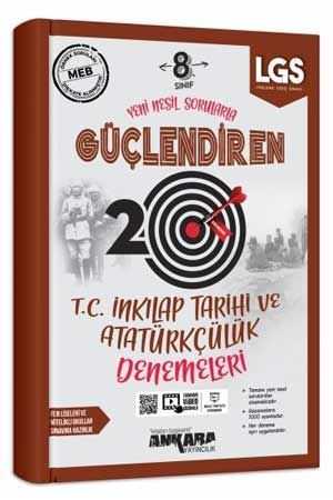 Ankara 8. Sınıf LGS TC İnkılap Tarihi ve Atatürkçülük 20 Güçlendiren Deneme Ankara Yayıncılık