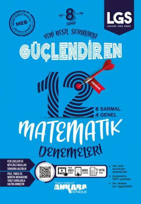 Ankara 8. Sınıf Matematik Güçlendiren Denemeleri Ankara Yayıncılık 2021 ...