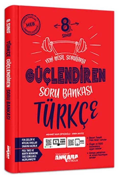 Ankara 8. Sınıf Türkçe Güçlendiren Soru Bankası Ankara Yayıncılık