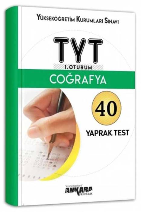 Ankara YKS TYT Coğrafya 40 Yaprak Test Ankara Yayıncılık