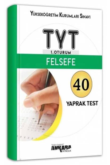 Ankara YKS TYT Felsefe 40 Yaprak Test Ankara Yayıncılık