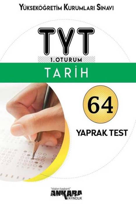 Ankara YKS TYT Tarih 64 Yaprak Test Ankara Yayıncılık