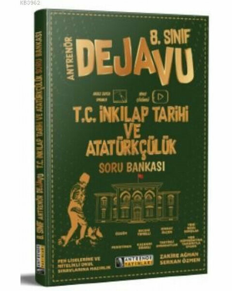 Antrenör 8. Sınıf İnkılap Tarihi Dejavu Soru Bankası Antrenör Yayınları