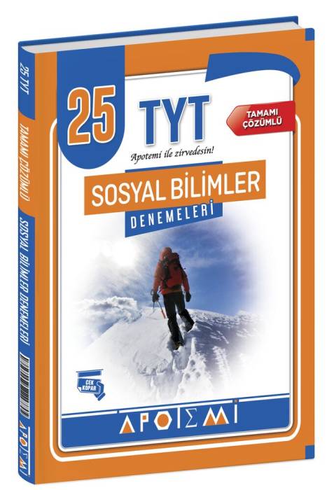  TYT Sosyal Bilimler 25 li Deneme Apotemi Yayınları