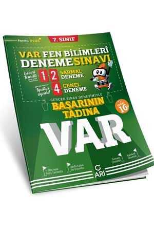 Arı 7. Sınıf Fen Bilimleri VAR Deneme Sınavı Arı Yayıncılık