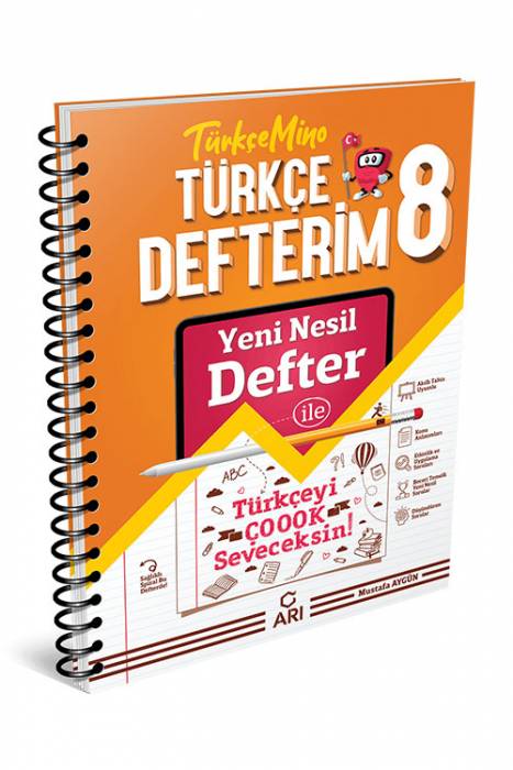 Arı 8. Sınıf Akıllı Türkçe Defteri Arı Yayıncılık