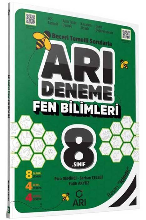 8. Sınıf Fen Bilimleri Deneme Arı Yayıncılık