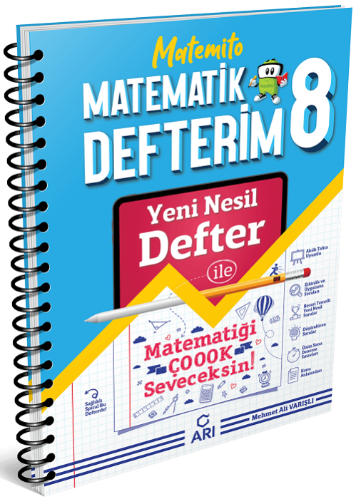 Arı 8.Sınıf Akıllı Matematik Defteri Arı Yayıncılık