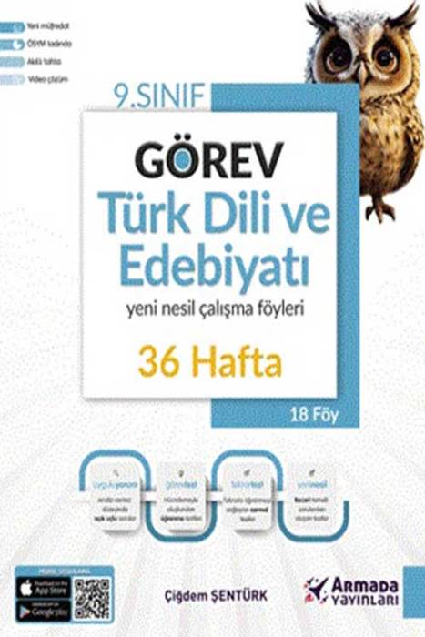 9. Sınıf Türk Dili ve Edebiyatı Yeni Nesil Çalışma Föyleri (36 HAFTA) Armada Yayınları