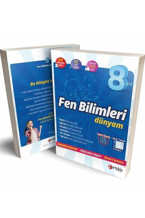 Artıbir 8. Sınıf Fen Bilimleri Dünyam Okula Yardımcı Artıbir Yayınları