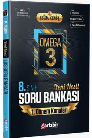 Artıbir 8. Sınıf LGS 1. Dönem OMEGA 3 Soru Bankası Artıbir Yayınları