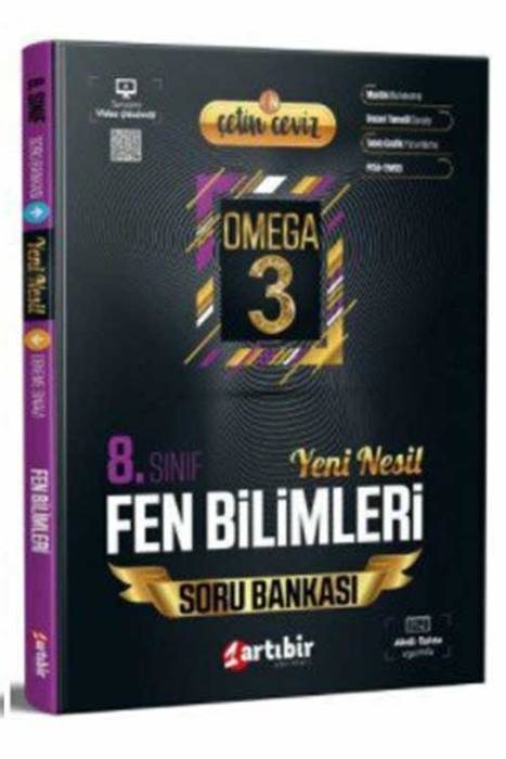 Artıbir Yayınları 8. Sınıf Çetin Ceviz Omega 3 Fen Bilimleri Soru Bankası