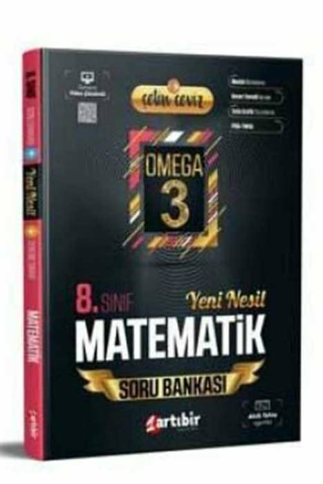 Artıbir Yayınları 8. Sınıf Çetin Ceviz Omega 3 Matematik Soru Bankası