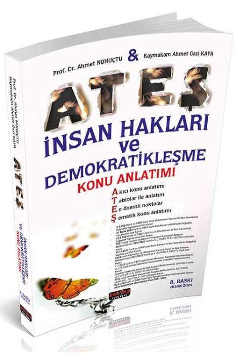 Ateş İnsan Hakları ve Demokratikleşme Konu Anlatımı Savaş Yayınevi