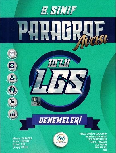 Av Akıllı Versiyon 8. Sınıf LGS Paragraf 10 lu Denemeleri Av Yayınları