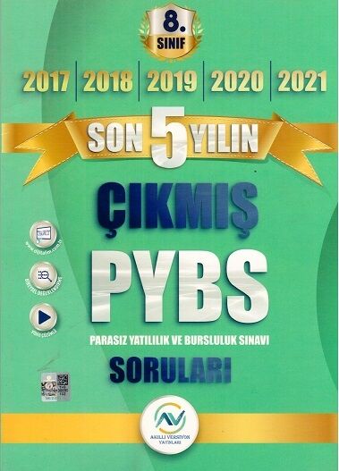 Av Akıllı Versiyon Yayınları 8. Sınıf LGS Son 5 Yılın Çıkmış Soruları