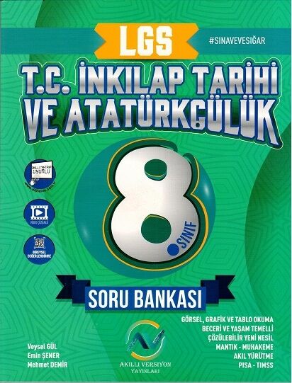 Av Akıllı Versiyon 8. Sınıf LGS T.C. İnkılap Tarihi ve Atatürkçülük Soru Bankası Av Yayınları