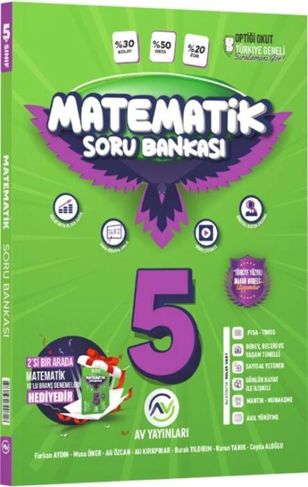 Av Yayınları 5. Sınıf Matematik Soru Bankası