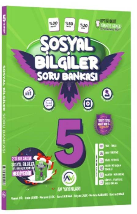 Av Yayınları 5. Sınıf Sosyal Bilgiler Soru Bankası