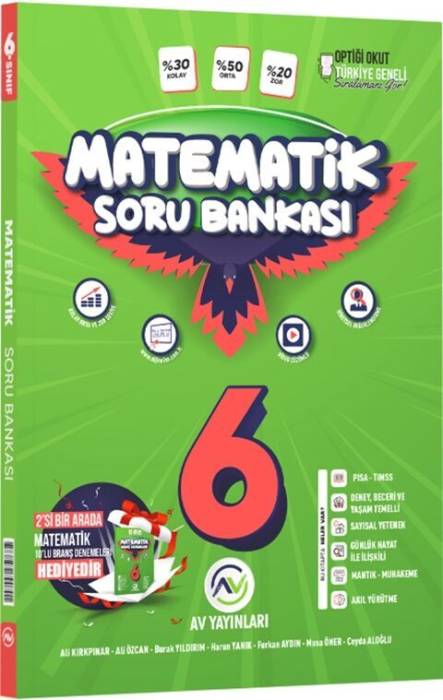 Av Yayınları 6. Sınıf Matematik Soru Bankası