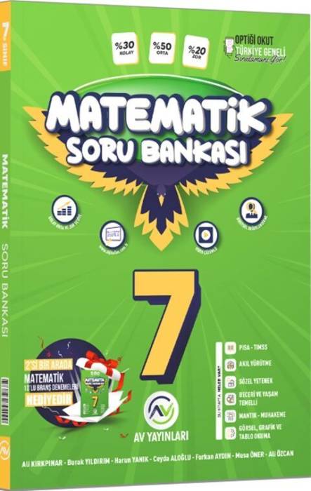 Av Yayınları 7. Sınıf Matematik Soru Bankası