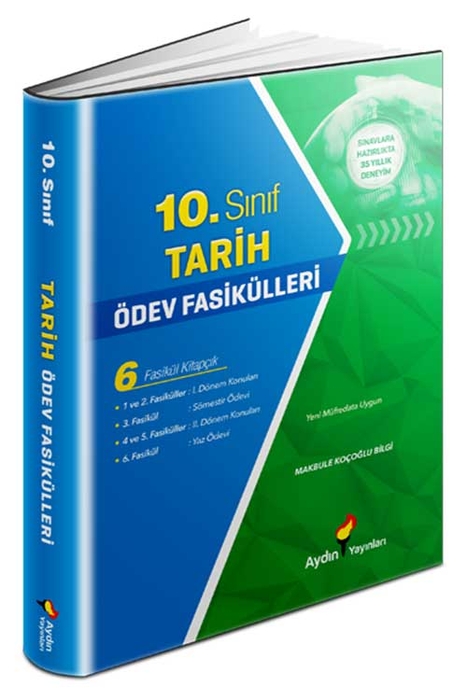 Aydın 10. Sınıf Tarih Ödev Fasikülleri Aydın Yayınları