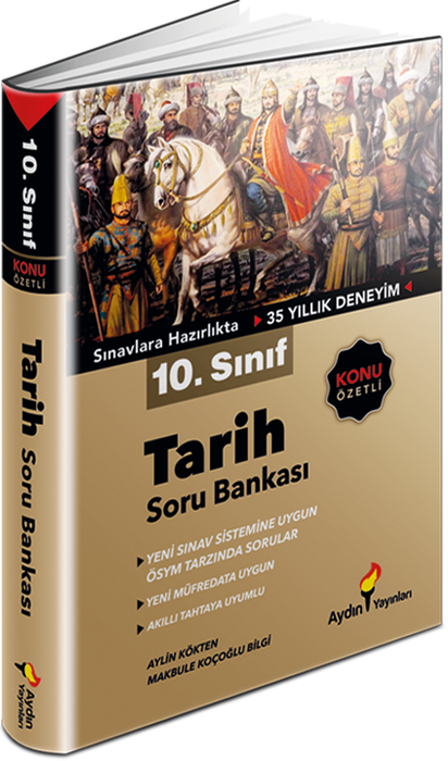 Aydın 10. Sınıf Tarih Soru Bankası Aydın Yayınları