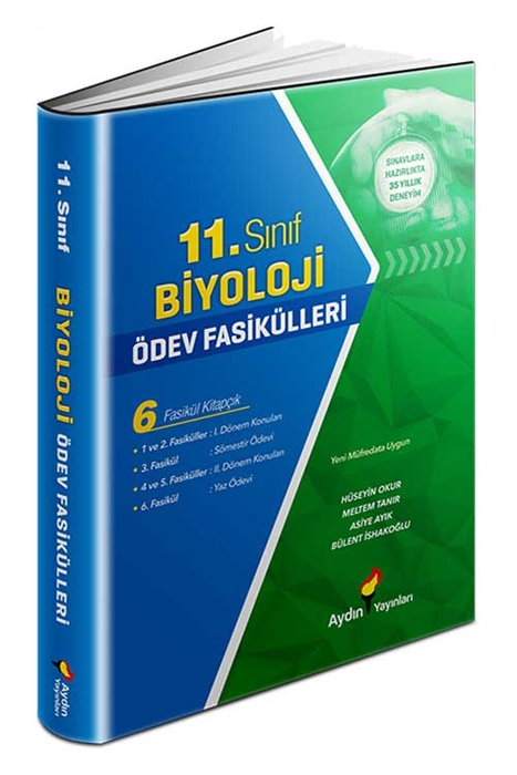 Aydın 11. Sınıf Biyoloji Ödev Fasikülleri Aydın Yayınları