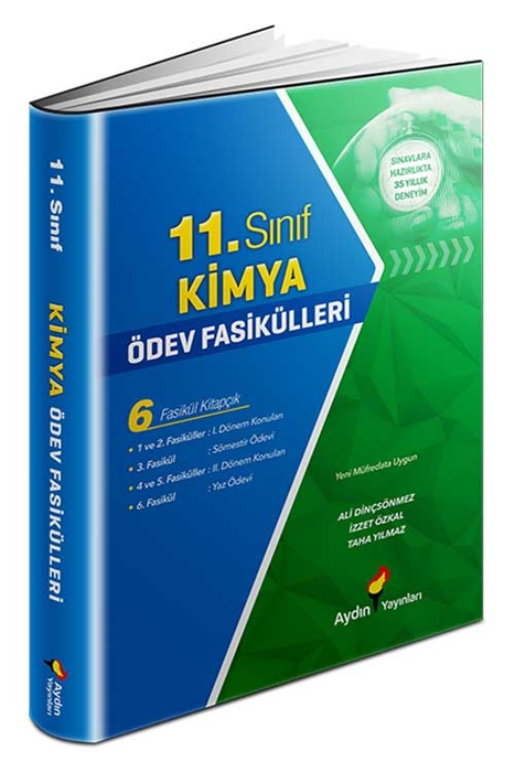 Aydın 11. Sınıf Kimya Ödev Fasikülleri Aydın Yayınları