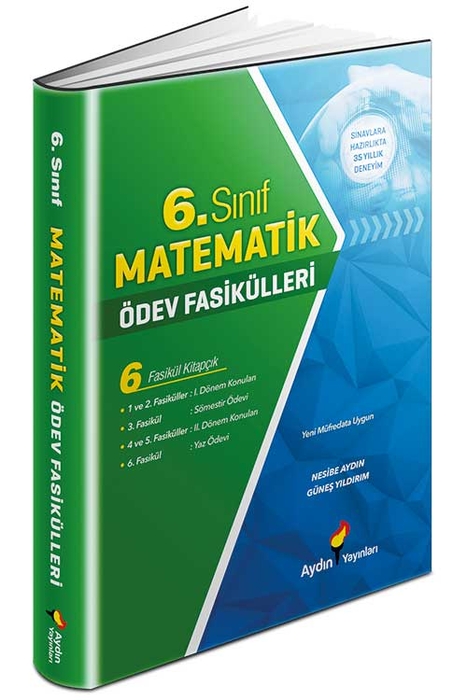 Aydın 6. Sınıf Matematik Ödev Fasikülleri Aydın Yayınları