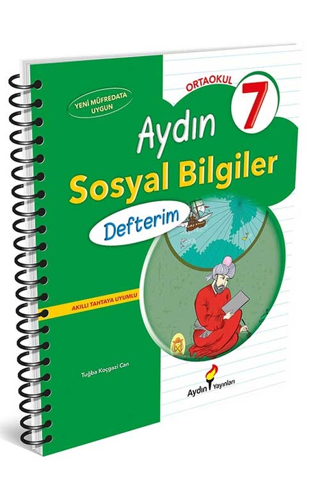 Aydın 7. Sınıf Sosyal Bilgiler Defterim Aydın Yayınları